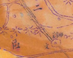 【提供资料信息服务】民国三十一年（1942年）《城口县图》（原图高清复制），（民国重庆城口县老地图、城口县地图、城口老地图），左侧附县治民政信息，资料丰富。该县为五等县，1214甲。请看图例和图例。左下附县城区图。城口县地理地名历史变迁重要史料。裱框后，风貌佳。