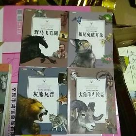 西顿野生动物故事集   （8本合售『大角羊库拉克、红脖子松鸡、吉尔达河边的浣熊、灰熊瓦普、棉尾兔破耳朵、贫民窟的猫、威尼派格狼、野马飞毛腿』 原价134.4元8本