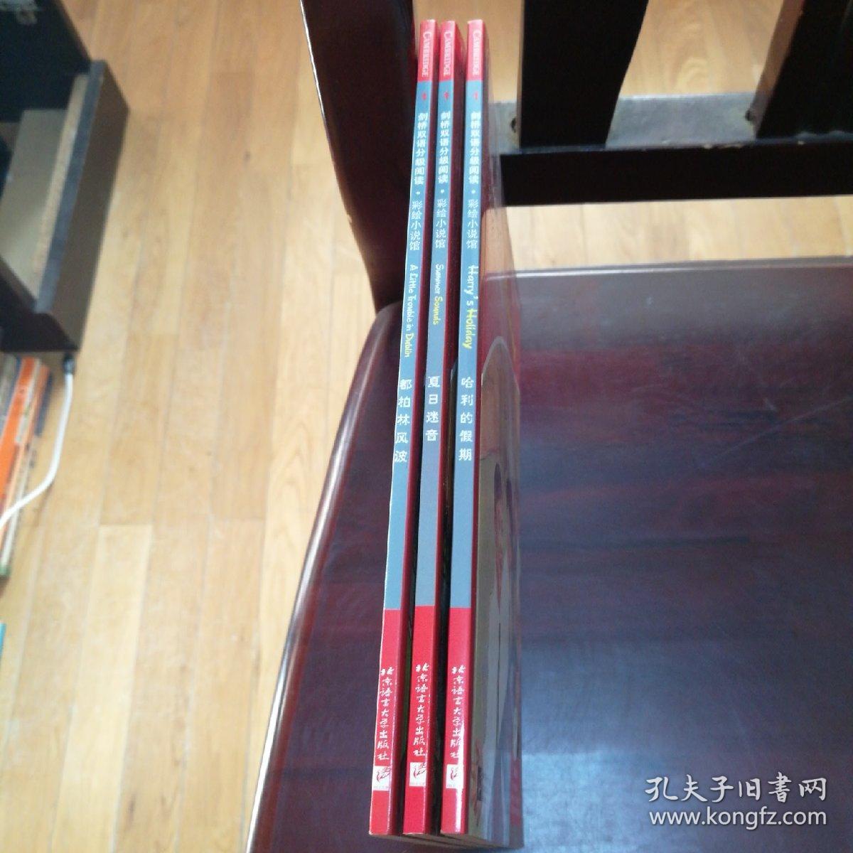 剑桥双语分级阅读（第1级）-彩绘小说馆：哈利的假期、夏日迷音、都柏林风波（3本合售）