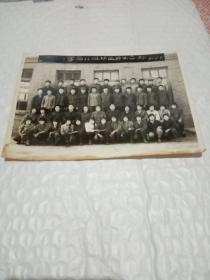 老照片。后堤中学高22班毕业师生合影(81年5月1日)