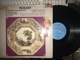 1984年英国Chandos原版12寸黑胶老唱片：Wolfgang Amadeus Mozart（莫扎特: 降E大调交响曲、 K.190 C大调协奏曲） 英国出版，西德制造【全盘亲测试听，品好 无跳针，盘面无划痕】唱片一律发顺丰，其他快递容易碎