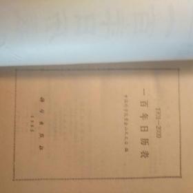 1901―2000一百年日历表