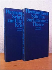 Schriften zur Literatur. Band 1: Kritik. Band 2: Theorie