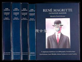 Rene Magritte：Catalogue Raisonne  勒内·马格里特 1916-1967作品大全集   1992-1997年发行