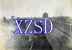 成都城墙和护城河，大约1900-1920年（翻拍）