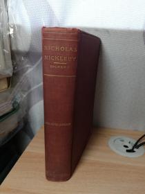 THE LIFE AND ADVENTURES OF NICHOLAS NICKLEBY  厚本  800多页   书顶刷金