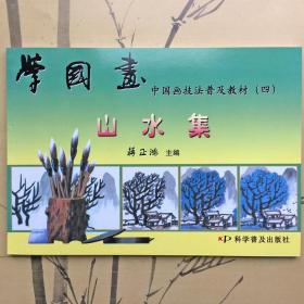 正版学国画(四)山水集中国画技法普及教材蒋正鸿徐湛绘画基础入门