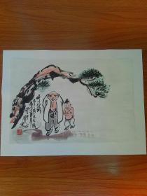 甘凤豪国画作品。听话。