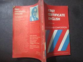 FIRST CERTIFICATE ENGLISH   英文 以图为准