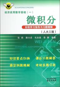 炫风丛书·经济应用数学基础（一）：微积分全程学习指导与习题精解（人大三版）