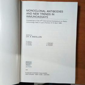 MONOCLNAL ANTIBODIES AND NEW TPENDS IN IMMUNOASSAYS