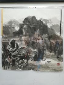 罗朗国画山水