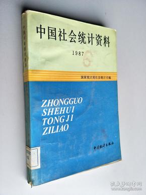 中国社会统计资料1987