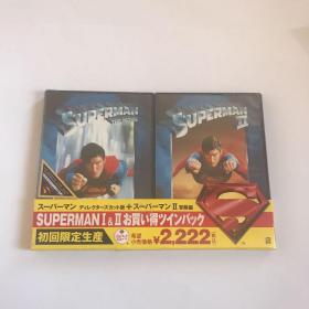 全新未拆封----日文原版：superman the movie + superman Ⅱ 两张光盘合售【日版收藏】