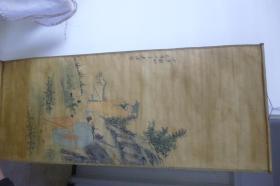 扬州八怪之一黄慎 山水人物画 请自鉴