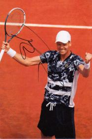 捷克 Tennis 网球球星 Tomas Berdych 托马斯 伯蒂奇 亲笔签名卡片