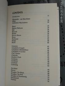 英文原版  Donald Whyte ： Scottish Surnames and Families 精装大开本 非偏远地区包快递