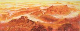 天来堂◆著名油画家林志勇◆小六尺金长城