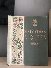 Sixty Years A Queen 大开本 三面书口刷金 大量精美插图 24*33cm