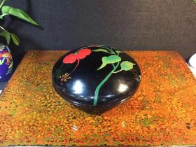 回流～琉球大漆镶嵌花朵圆盒