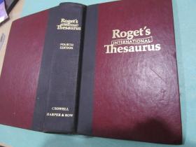 Rogets International Thesaurus/ Fourth Edition/CROWELL Harper&Row/英文原版书/布面精装书/