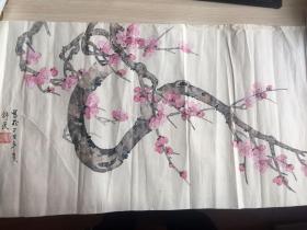 小品 梅花，保真保手绘