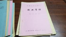 铁血警探 美国电影完成台本