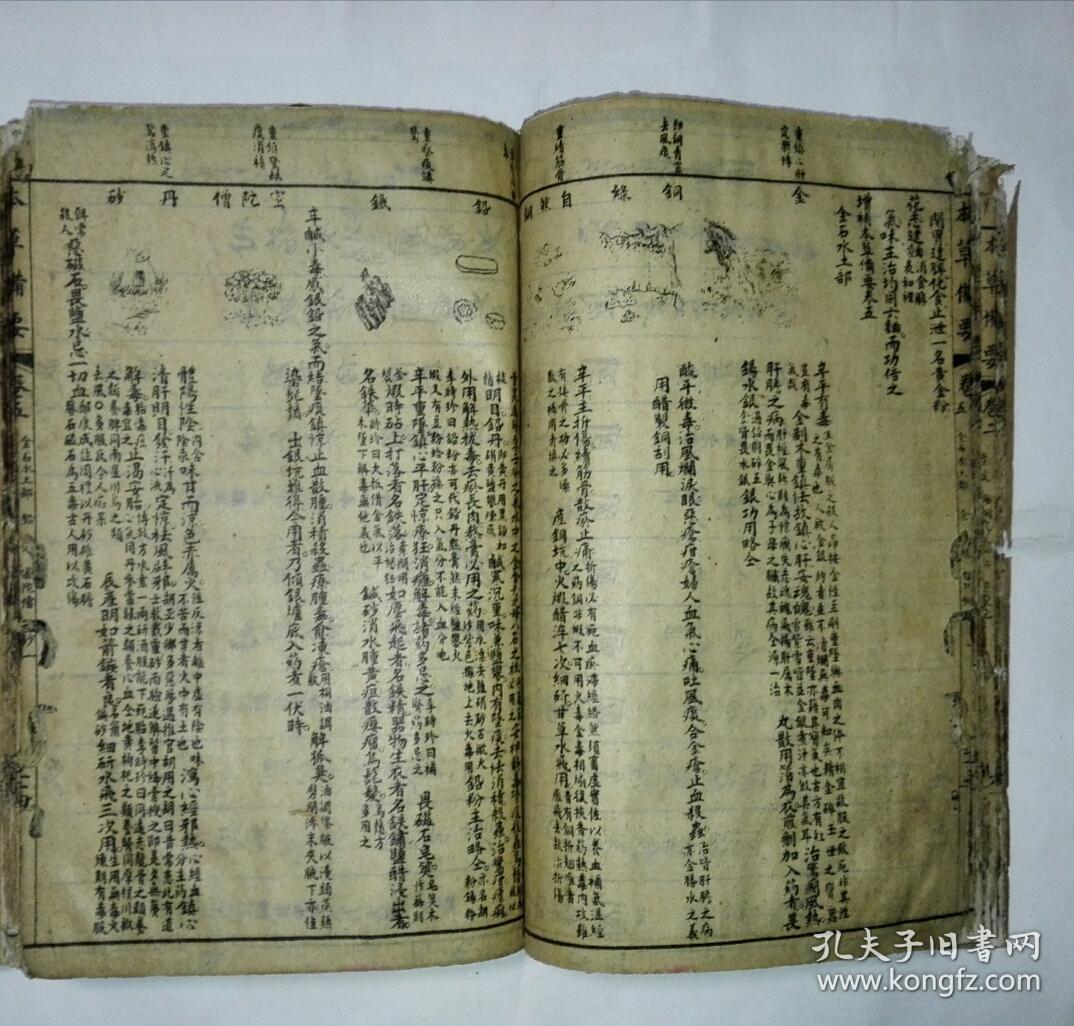 补图本草备要 线装 1.2卷 A23