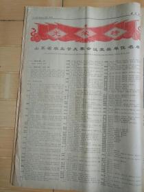 大众日报1976年12月7日山东省农业学大寨受奖单位名单