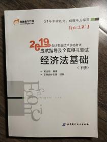 轻松过关1    2019年会计专业技术资格考试应试指导及全真模拟测试     《经济法基础》下册