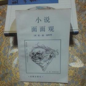 小说面面观 一版一印