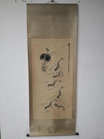 大师手绘 大四尺中堂画 手绘画 画工精细