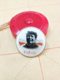 毛主席像章(八角军帽)