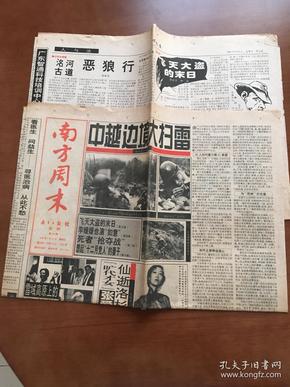 南方周末报1995.09.15第605期 8版 中越边境大扫雷 触摸网络时代