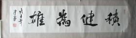 諸暨—樓建軍行書積健為雄