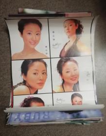 林心如8开彩页偶像宣传画45张