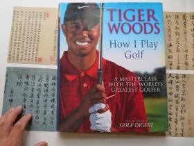 法语原版 Tiger Woods, Ma Méthode （how I play golf 老虎伍兹-如何打高尔夫）精美大画册