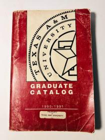 Graduate Catalog (1990-1991) 113th Edition