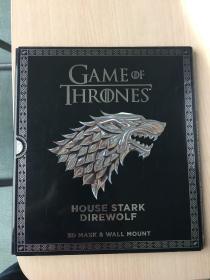 订购权力的游戏3d折纸书game of throne house stark direwolf