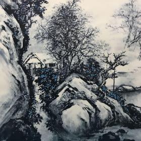 溪山雪景Xishan snow scene