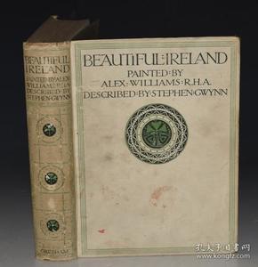 1910年 Beautiful Ireland – 《美丽爱尔兰》全插图绘本 48张绝美彩色水彩插图及文内线描插图