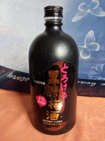 【酒瓶】日本 CHOYA黑糖梅酒 酒瓶