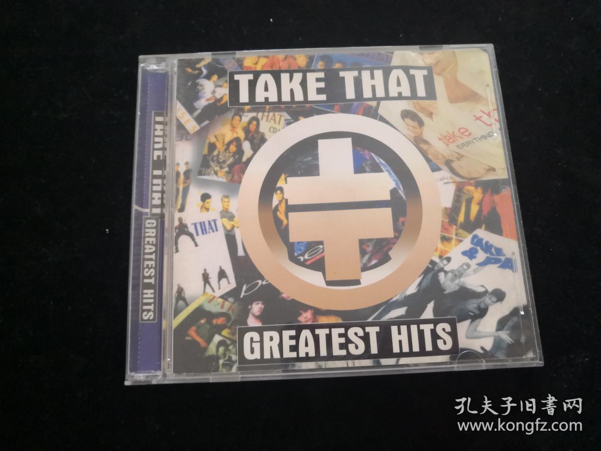 【正版光盘】TAKE THAT Greatest Hits 接招精选 光盘1张 + 英文歌单（如图）