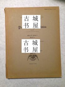 稀缺 ，极其珍贵《著名的调查工作，中国珍稀化石，犀牛》 黑白插图，约1924年出版