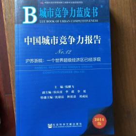 城市竞争力蓝皮书：中国城市竞争力报告No.12