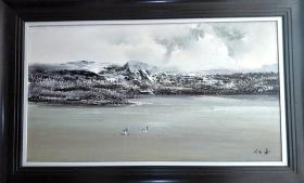 名家董仙舟油画---《印象风景》