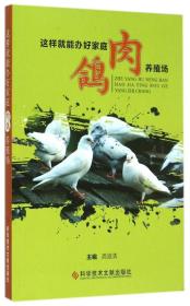 养鸽技术书籍 这样就能办好家庭肉鸽养殖场