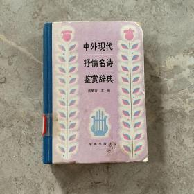 中外现代抒情名诗鉴赏辞典  精装  1989年一版一印