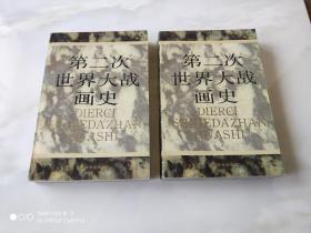 第二次世界大战画史 上下册  本书共收入有关二战的图片近1000幅 世界知识出版社95年2月1版1印