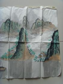 宁淑清：书法： "水作青罗带,山如碧玉簪"